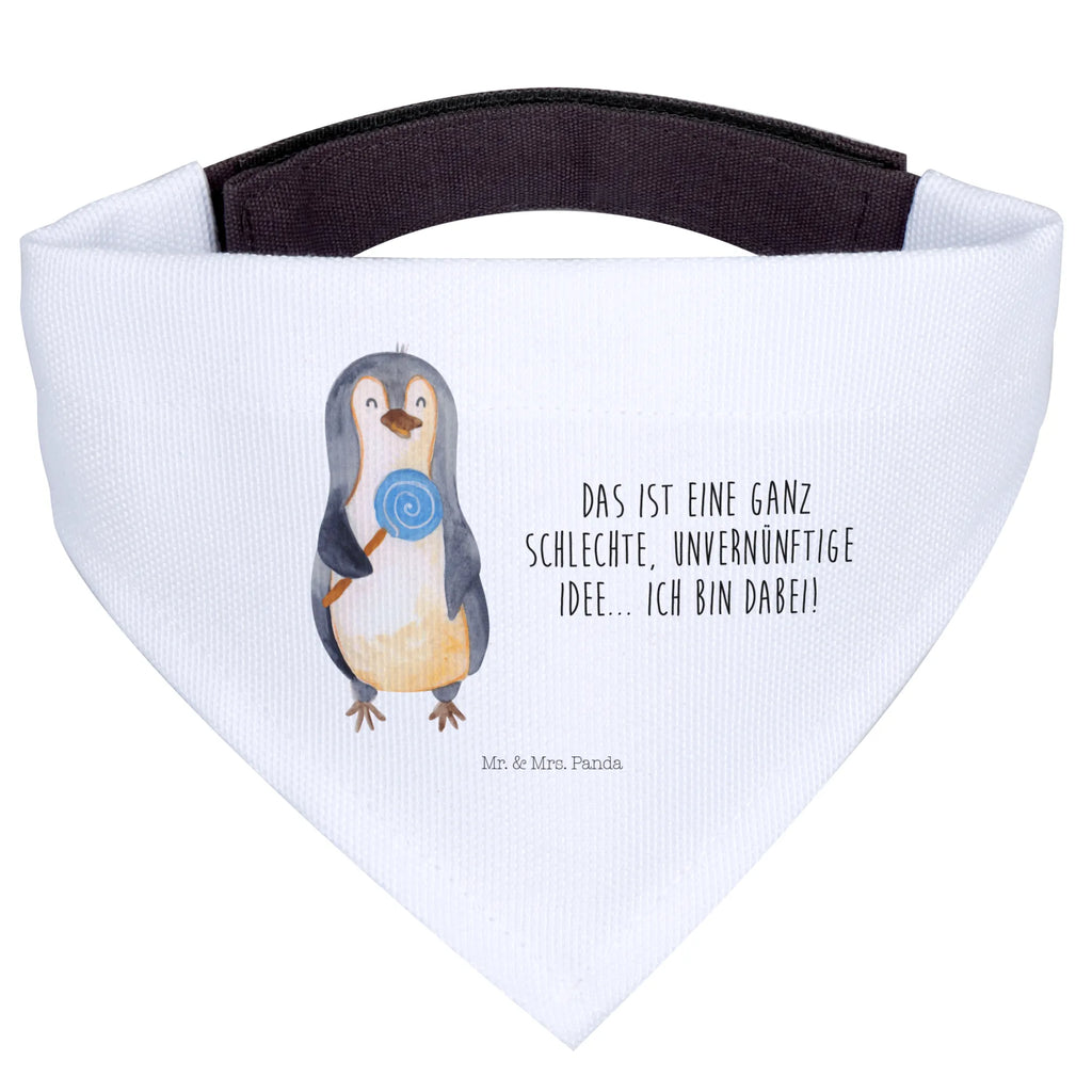 Dog neckerchief Penguin lollipop Hundehalstuch, Tuch, Hunde, Halstuch, Mittel, Mittelgroße Hunde, Pinguin, Lolli, Blödsinn, Süßigkeiten, Ganove, Pinguine, Gauner, Rebell, Spruch, Rabauke