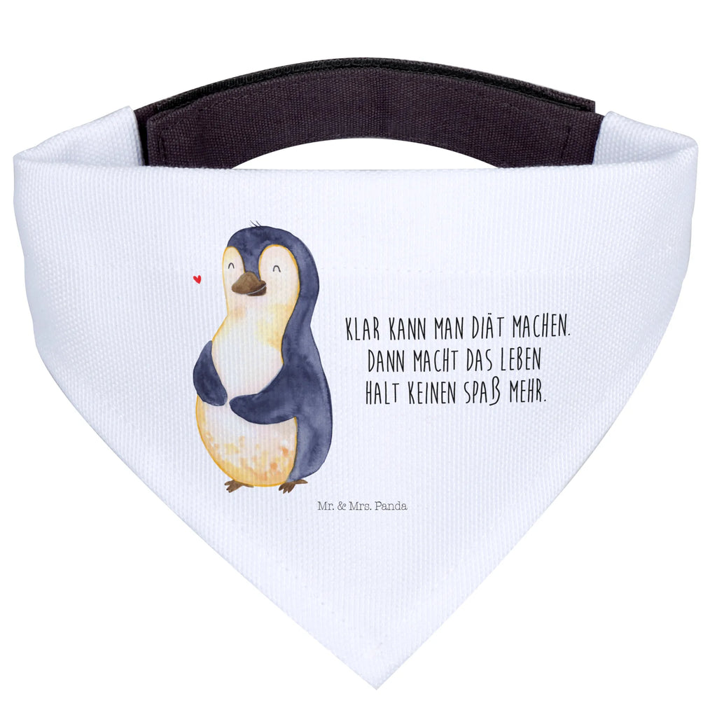 Chusta na szyję dla psa L Pingwin dieta Mittel, Tuch, Hundehalstuch, Mittelgroße Hunde, Halstuch, Hunde, Pinguin, Motivation, Gewicht, Abnehmen, Selbstliebe, Pinguine, Körperliebe, Selbstrespekt, Abspecken, Diät