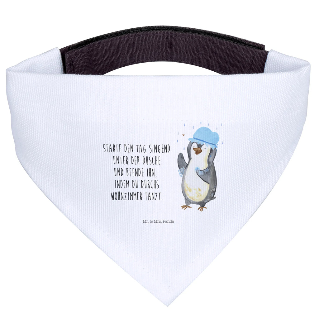 Dog neckerchief Penguin have a shower Mittelgroße Hunde, Tuch, Mittel, Halstuch, Hunde, Hundehalstuch, Pinguin, Neuanfang, glücklich sein, Pinguine, Neustart, Dusche, Motivation, Lebensmotto, Duschen