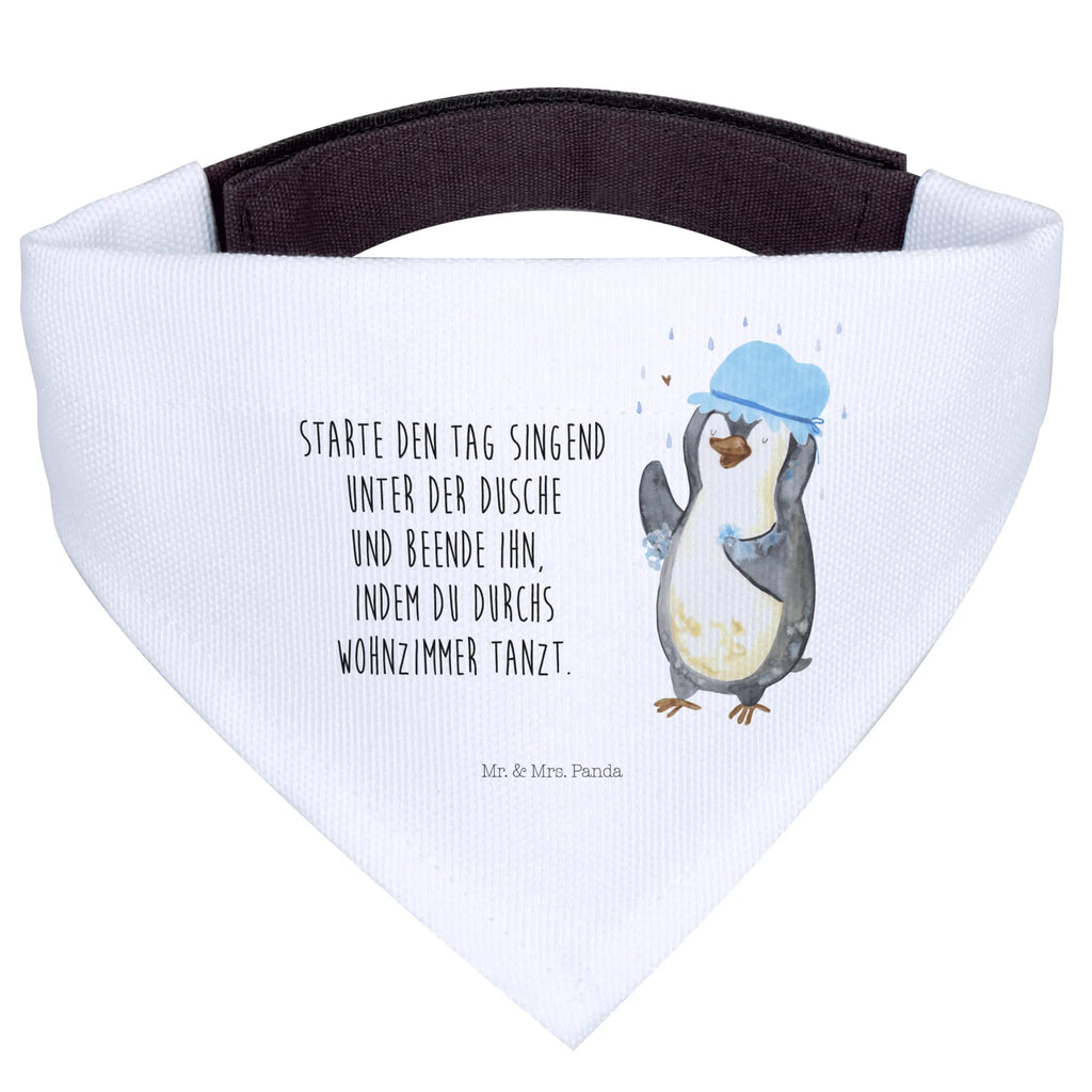 Dog neckerchief Penguin have a shower Mittelgroße Hunde, Tuch, Mittel, Halstuch, Hunde, Hundehalstuch, Pinguin, Neuanfang, glücklich sein, Pinguine, Neustart, Dusche, Motivation, Lebensmotto, Duschen