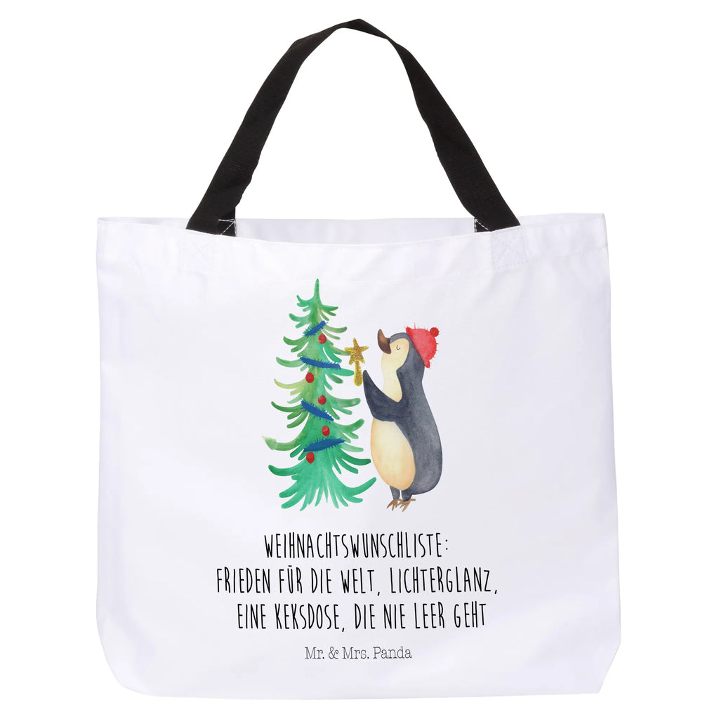 Shopper Pinguin Weihnachtsbaum Alltagstasche, Einkaufstasche, Tragebeutel, XXL Tasche, Stofftasche, Ausflug, Strandtasche, Freizeittasche, Schulbeutel, Tüte, XL, Beutel, Schultasche, Schultertasche, Shopper, Einkaufsbeutel, Wintermotiv, Winter, Heiligabend, Weihnachten, Advent, Nikolaus, Weihnachtsdeko, Pinguin