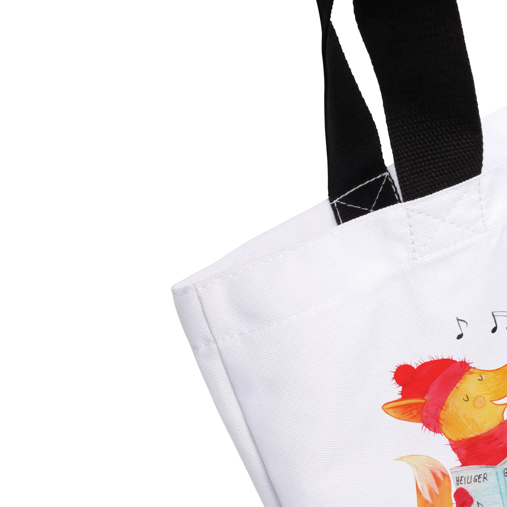 Shopper lis Śpiewak Alltagstasche, Schultertasche, Schultasche, Tüte, Ausflug, Strandtasche, Beutel, XL, Stofftasche, Tragebeutel, XXL Tasche, Shopper, Einkaufsbeutel, Schulbeutel, Einkaufstasche, Freizeittasche, Weihnachten, Winter, Weihnachtsdeko, Nikolaus, Advent, Heiligabend, Wintermotiv, Geschenk Sänger, Singen, Füchse, Sänger, Fuchs, Weihnachtslieder