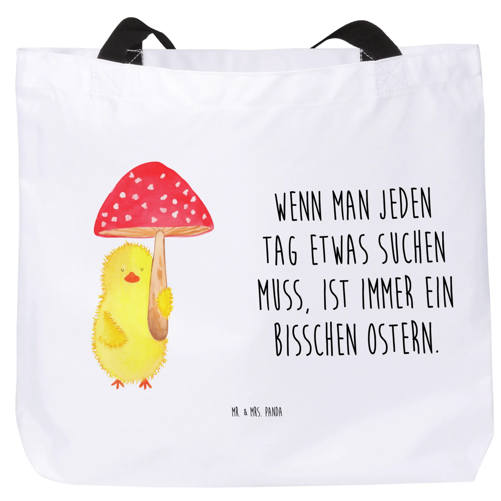 Shopper chick toadstool shopping bag, woman, carrier bag, beach bag, XXL, handle bag, bag, shopper, large, Easter, Easter bunny, Toadstool, Easter greetings, Chicks, Happy Easter, Lucky