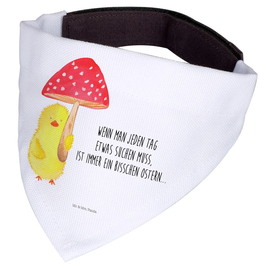 Chusta na szyję dla psa L pisklę muchomor czerwony Tuch, Halstuch, Hunde, Mittelgroße Hunde, Hundehalstuch, Mittel, Ostern, Osterdeko, Ostergeschenke, Geschenke zu Ostern, Ostern Geschenk, Ostergeschenke Kinder, Ostern Kinder, Osterhase, Osternest, Ostergrüße, Glückspilz, Frohe Ostern, Küken, Fliegenpilz