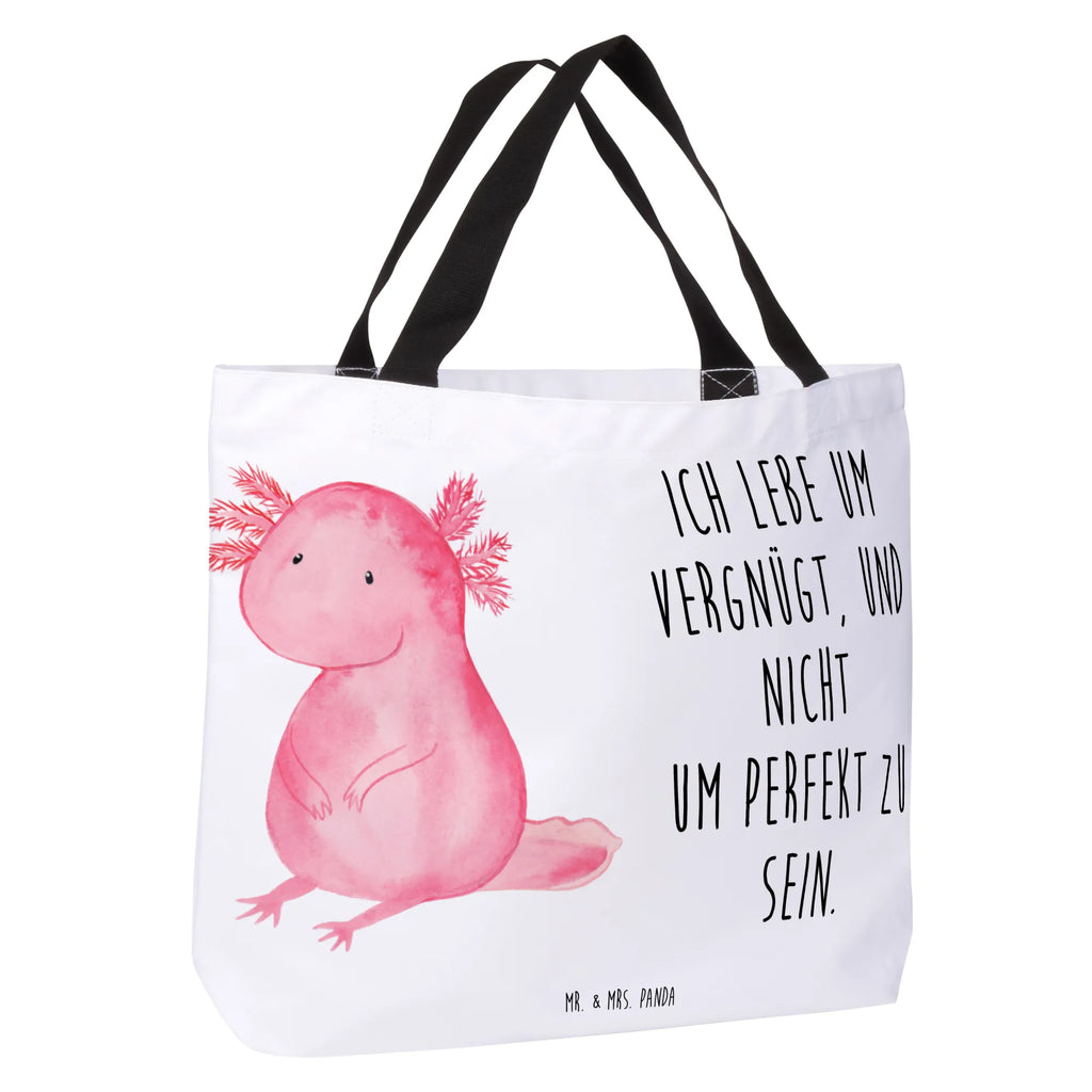 Shopper Axolotl null Ausflug, XL, Tragebeutel, XXL Tasche, Alltagstasche, Schulbeutel, Stofftasche, Tüte, Strandtasche, Shopper, Schultasche, Einkaufsbeutel, Beutel, Freizeittasche, Schultertasche, Einkaufstasche, Molch, Axolotl, Freundin, Lebensstil, Fröhlich, Axolot, Vergnügt, Liebe, Lebensweisheit, Weisheit, Zufrieden