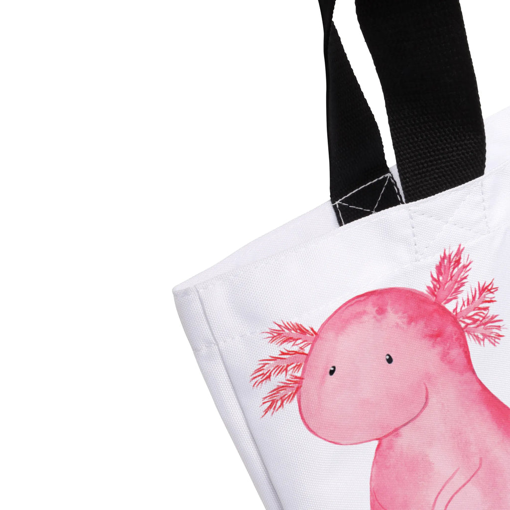 Shopper Axolotl null Ausflug, XL, Tragebeutel, XXL Tasche, Alltagstasche, Schulbeutel, Stofftasche, Tüte, Strandtasche, Shopper, Schultasche, Einkaufsbeutel, Beutel, Freizeittasche, Schultertasche, Einkaufstasche, Molch, Axolotl, Freundin, Lebensstil, Fröhlich, Axolot, Vergnügt, Liebe, Lebensweisheit, Weisheit, Zufrieden
