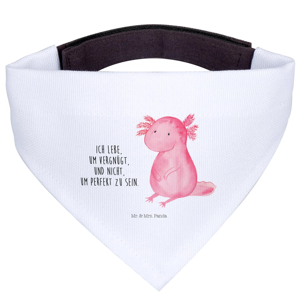 Dog neckerchief axolotl zero Tuch, Halstuch, Mittelgroße Hunde, Hundehalstuch, Hunde, Mittel, Molch, Axolotl, Fröhlich, Liebe, Lebensstil, Freundin, Vergnügt, Lebensweisheit, Axolot, Weisheit, Zufrieden