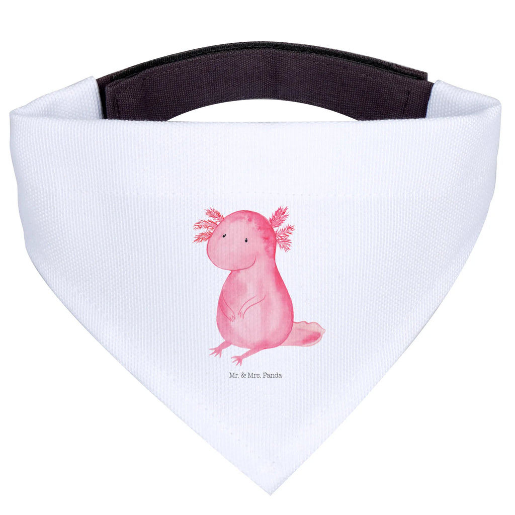 Dog neckerchief axolotl zero Tuch, Halstuch, Mittelgroße Hunde, Hundehalstuch, Hunde, Mittel, Molch, Axolotl, Fröhlich, Liebe, Lebensstil, Freundin, Vergnügt, Lebensweisheit, Axolot, Weisheit, Zufrieden