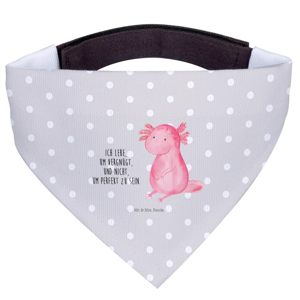 Dog neckerchief axolotl zero Tuch, Halstuch, Mittelgroße Hunde, Hundehalstuch, Hunde, Mittel, Molch, Axolotl, Fröhlich, Liebe, Lebensstil, Freundin, Vergnügt, Lebensweisheit, Axolot, Weisheit, Zufrieden