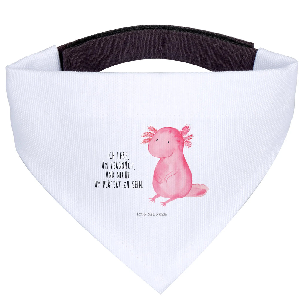 Dog neckerchief axolotl zero Tuch, Halstuch, Mittelgroße Hunde, Hundehalstuch, Hunde, Mittel, Molch, Axolotl, Fröhlich, Liebe, Lebensstil, Freundin, Vergnügt, Lebensweisheit, Axolot, Weisheit, Zufrieden
