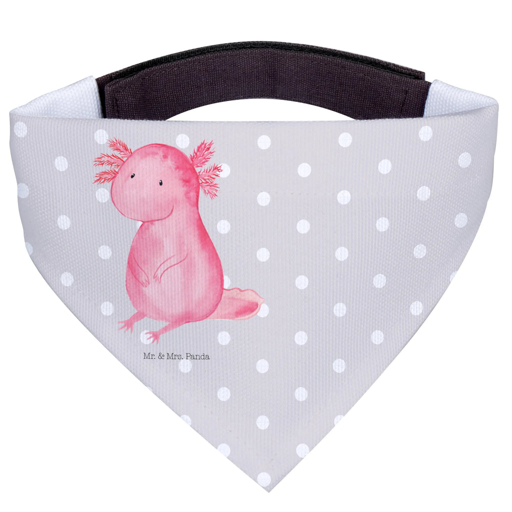 Dog neckerchief axolotl zero Tuch, Halstuch, Mittelgroße Hunde, Hundehalstuch, Hunde, Mittel, Molch, Axolotl, Fröhlich, Liebe, Lebensstil, Freundin, Vergnügt, Lebensweisheit, Axolot, Weisheit, Zufrieden