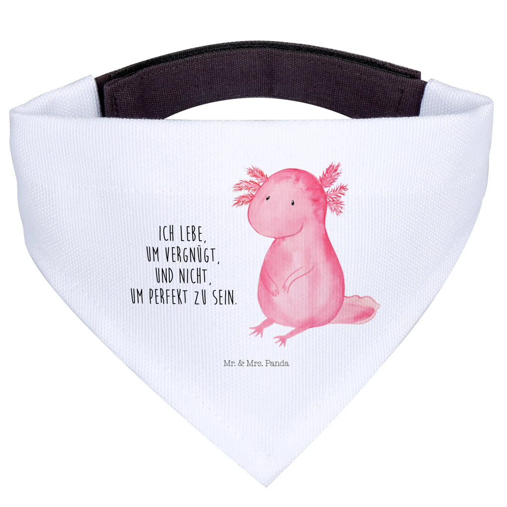 Dog neckerchief axolotl zero Tuch, Halstuch, Mittelgroße Hunde, Hundehalstuch, Hunde, Mittel, Molch, Axolotl, Fröhlich, Liebe, Lebensstil, Freundin, Vergnügt, Lebensweisheit, Axolot, Weisheit, Zufrieden