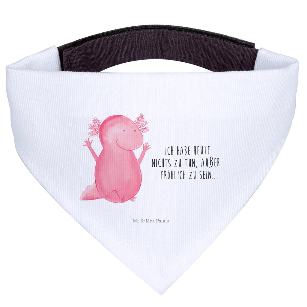 Dog neckerchief axolotl Hooray Mittel, Hunde, Tuch, Halstuch, Hundehalstuch, Mittelgroße Hunde, Molch, Axolotl, Spaß, Schwanzlurch, Zufriedenheit, Lurch, Motivation, Lurche, Axolot, Fröhlich, Freude