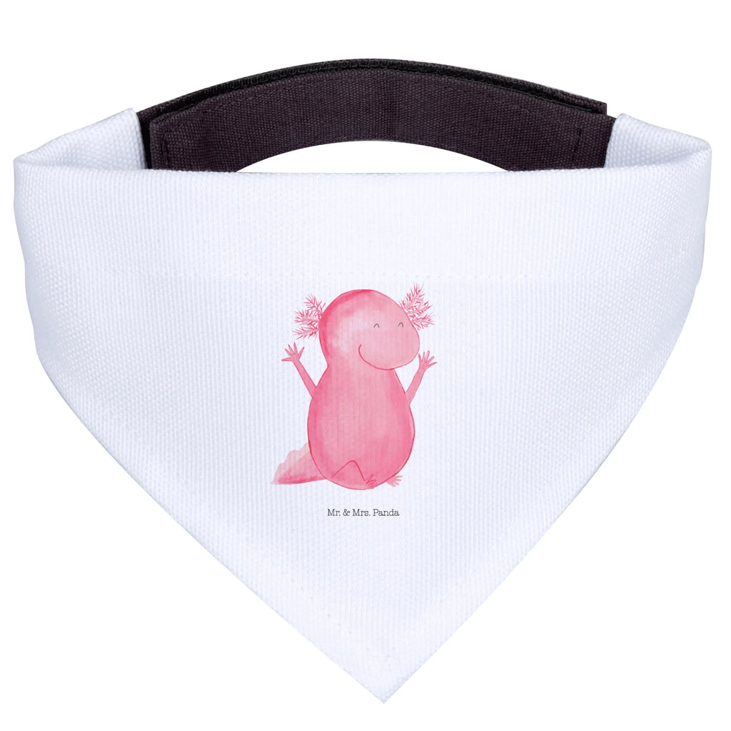 Dog neckerchief axolotl Hooray Mittel, Hunde, Tuch, Halstuch, Hundehalstuch, Mittelgroße Hunde, Molch, Axolotl, Spaß, Schwanzlurch, Zufriedenheit, Lurch, Motivation, Lurche, Axolot, Fröhlich, Freude