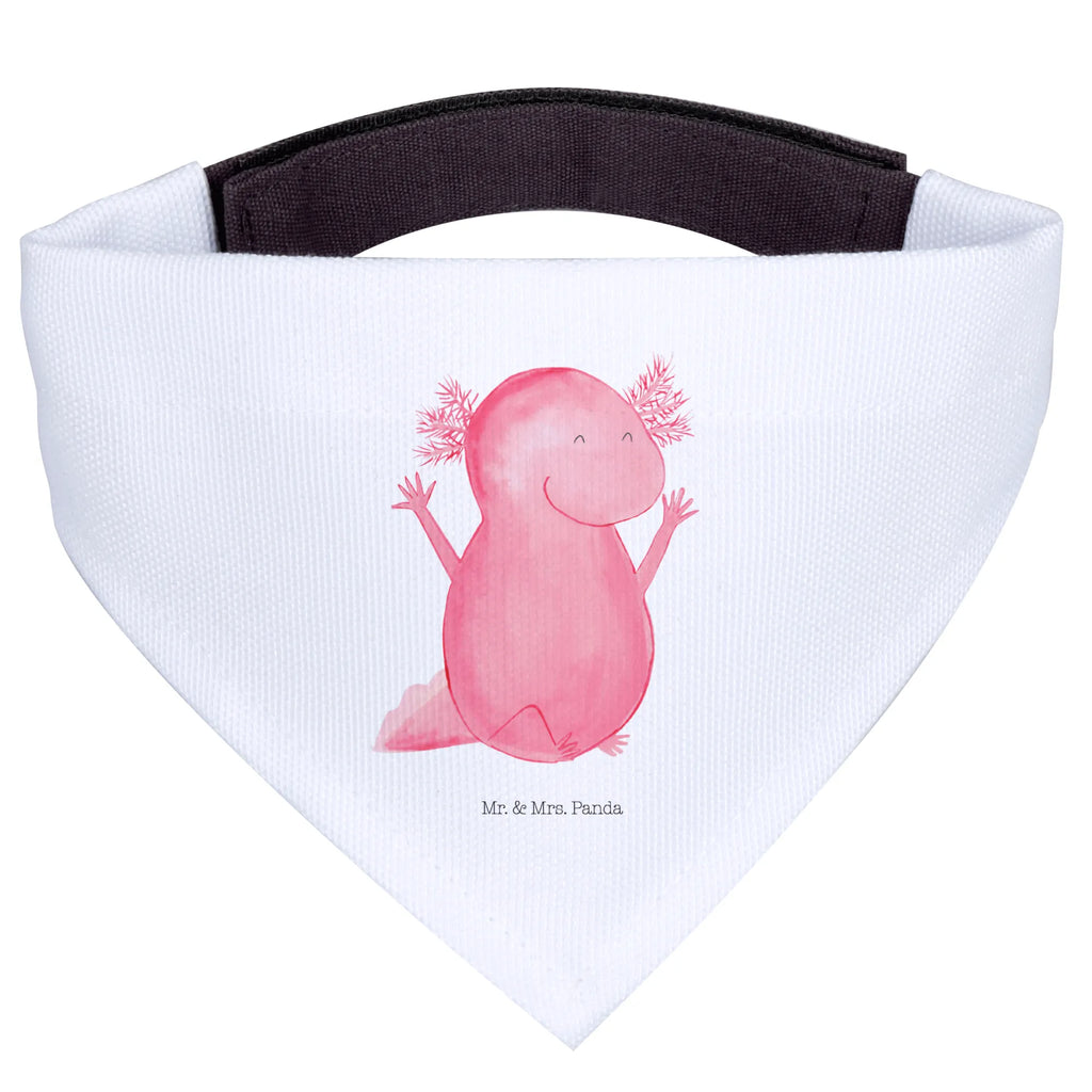 Dog neckerchief axolotl Hooray Mittel, Hunde, Tuch, Halstuch, Hundehalstuch, Mittelgroße Hunde, Molch, Axolotl, Spaß, Schwanzlurch, Zufriedenheit, Lurch, Motivation, Lurche, Axolot, Fröhlich, Freude