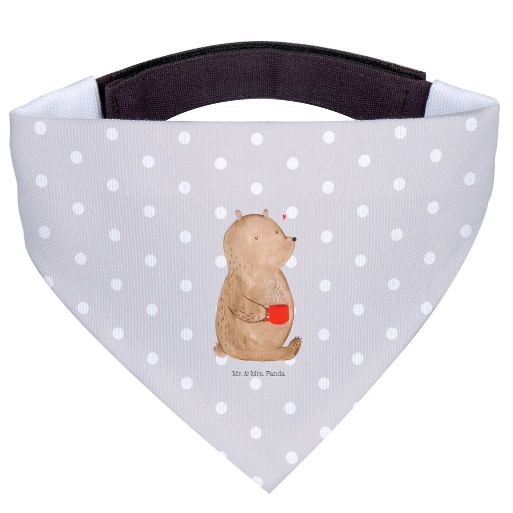 Dog neckerchief bear Coffee Mittel, Tuch, Hundehalstuch, Halstuch, Mittelgroße Hunde, Hunde, Teddybär, Teddy, Bär, Kaffee, Morgenroutine, Coffee, Guten Morgen, Motivation, Bären, Welt Retten, Welt Erobern