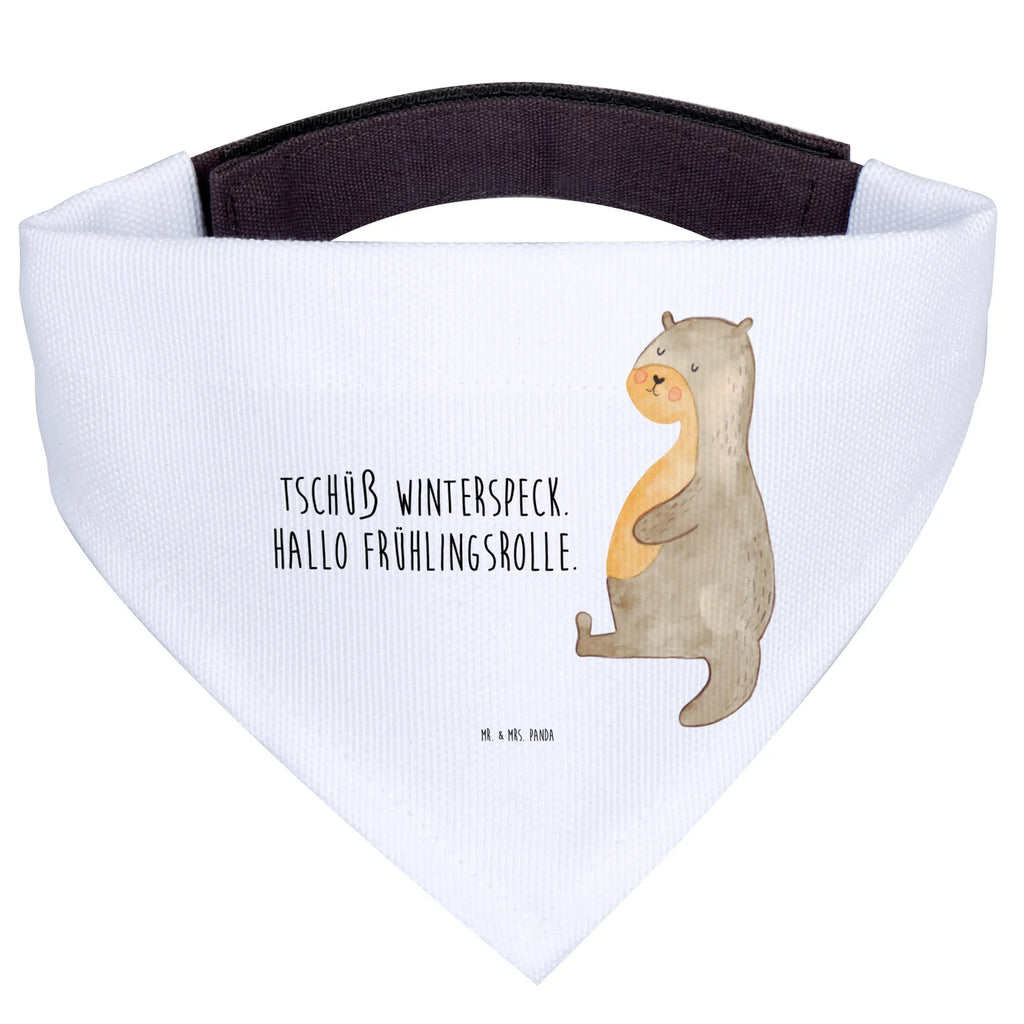 Chusta na szyję dla psa L wydra brzuch Mittel, Mittelgroße Hunde, Halstuch, Tuch, Hunde, Hundehalstuch, Fischotter, Seeotter, Otter, Otter Seeotter See Otter