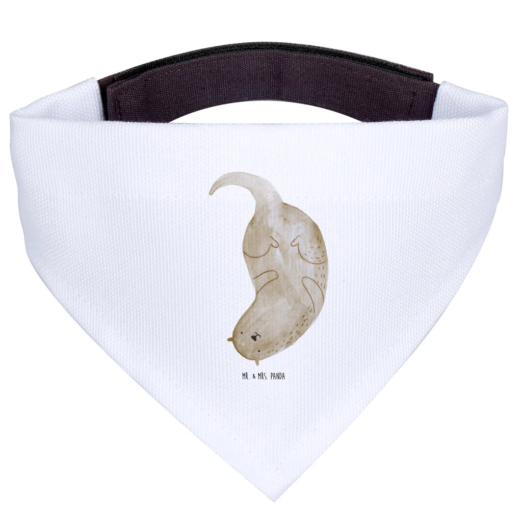 Dog neckerchief otter upside down Mittelgroße Hunde, Mittel, Hunde, Halstuch, Hundehalstuch, Tuch, Fischotter, Seeotter, Otter, Otter Seeotter See Otter