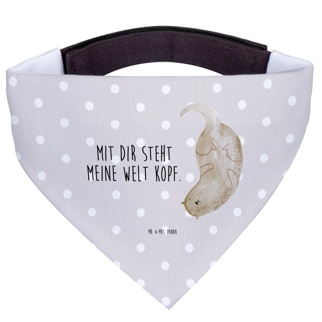 Dog neckerchief otter upside down Mittelgroße Hunde, Mittel, Hunde, Halstuch, Hundehalstuch, Tuch, Fischotter, Seeotter, Otter, Otter Seeotter See Otter