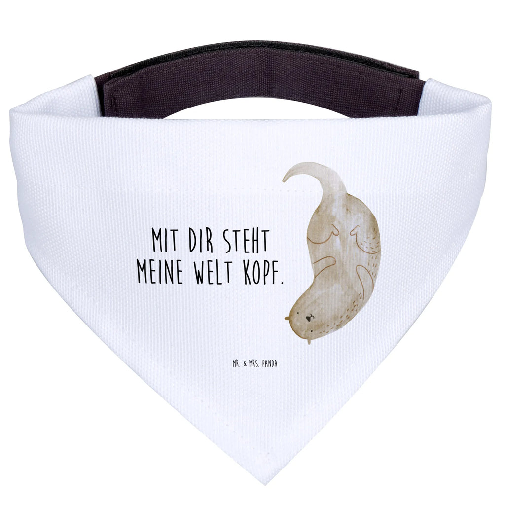 Dog neckerchief otter upside down Mittelgroße Hunde, Mittel, Hunde, Halstuch, Hundehalstuch, Tuch, Fischotter, Seeotter, Otter, Otter Seeotter See Otter