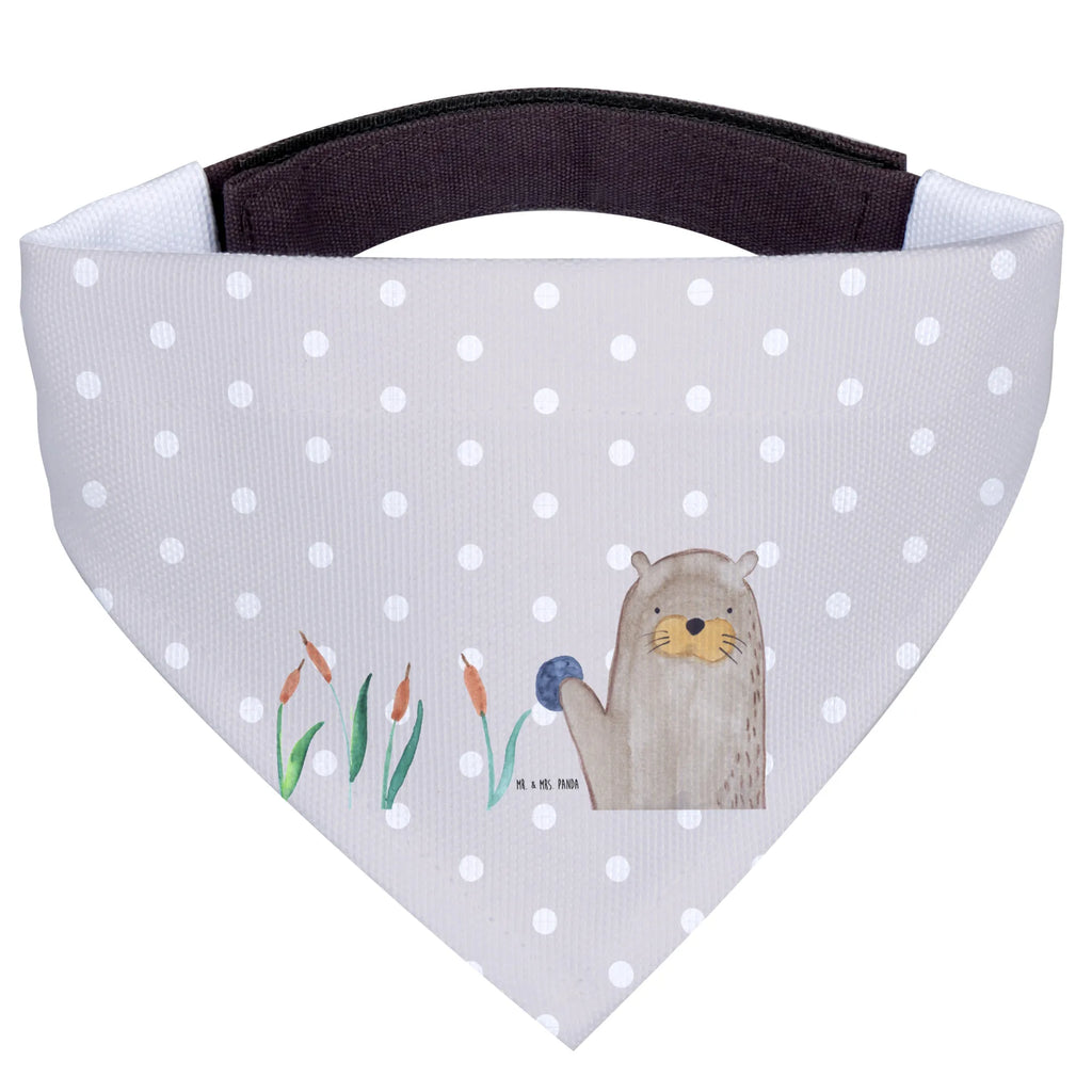 Chusta na szyję dla psa L wydra kamień Hundehalstuch, Kleine Hunde, Tuch, Halstuch, Hunde, Otter, Fischotter, Seeotter, Otter Seeotter See Otter