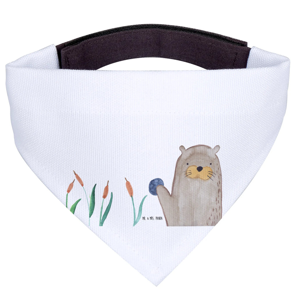 Chusta na szyję dla psa L wydra kamień Hundehalstuch, Kleine Hunde, Tuch, Halstuch, Hunde, Otter, Fischotter, Seeotter, Otter Seeotter See Otter