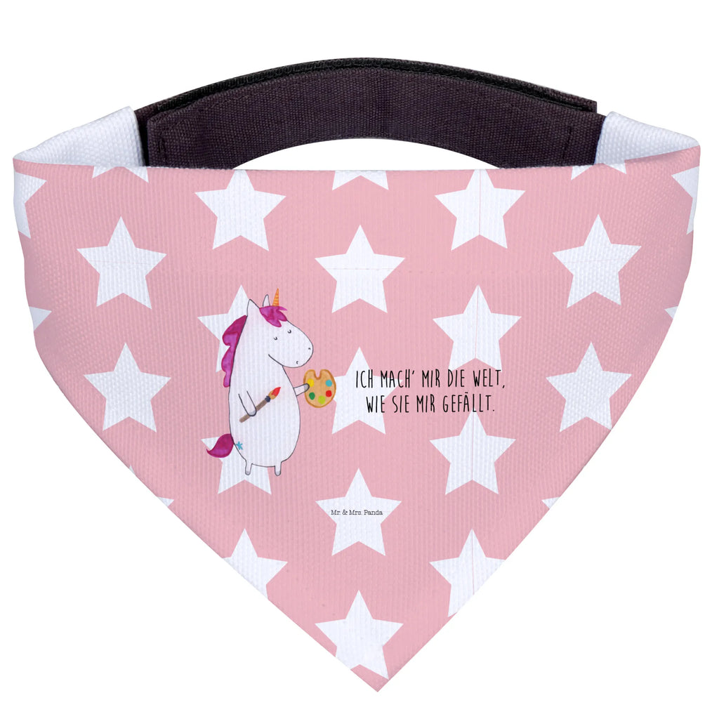 Dog neckerchief unicorn Artist Hundehalstuch, kleine Hunde, Hunde, klein, Tuch, Halstuch, Einhorn, Einhörner, Einhorn Deko, Unicorn, Stift, Artist, Malen, Maler, Englisch, Geschenk, Farbe, Zeichnen, Pinsel, Welt, Künstler