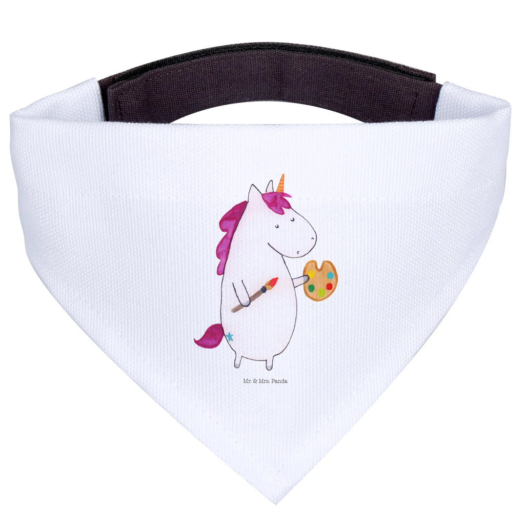 Dog neckerchief unicorn Artist Hundehalstuch, kleine Hunde, Hunde, klein, Tuch, Halstuch, Einhorn, Einhörner, Einhorn Deko, Unicorn, Stift, Artist, Malen, Maler, Englisch, Geschenk, Farbe, Zeichnen, Pinsel, Welt, Künstler