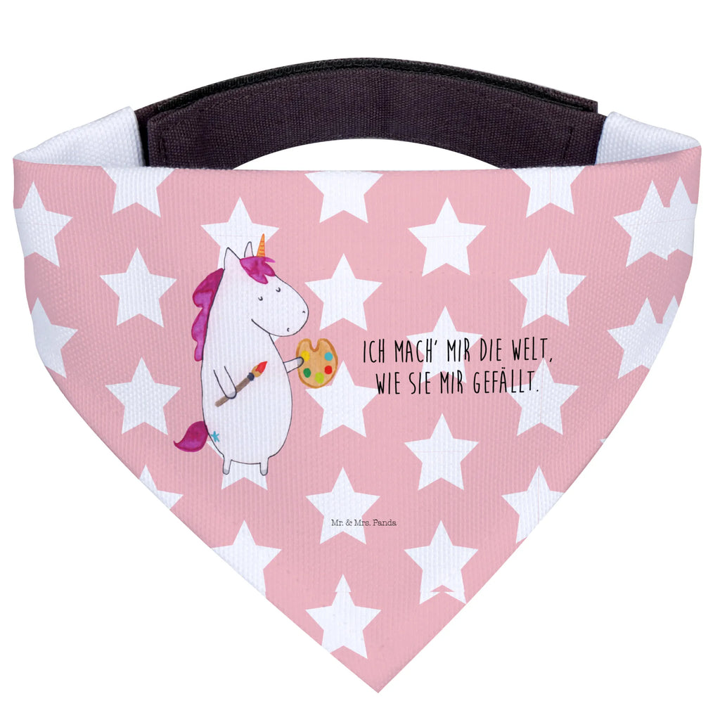 Dog neckerchief unicorn Artist Hundehalstuch, kleine Hunde, Hunde, klein, Tuch, Halstuch, Einhorn, Einhörner, Einhorn Deko, Unicorn, Stift, Artist, Malen, Maler, Englisch, Geschenk, Farbe, Zeichnen, Pinsel, Welt, Künstler