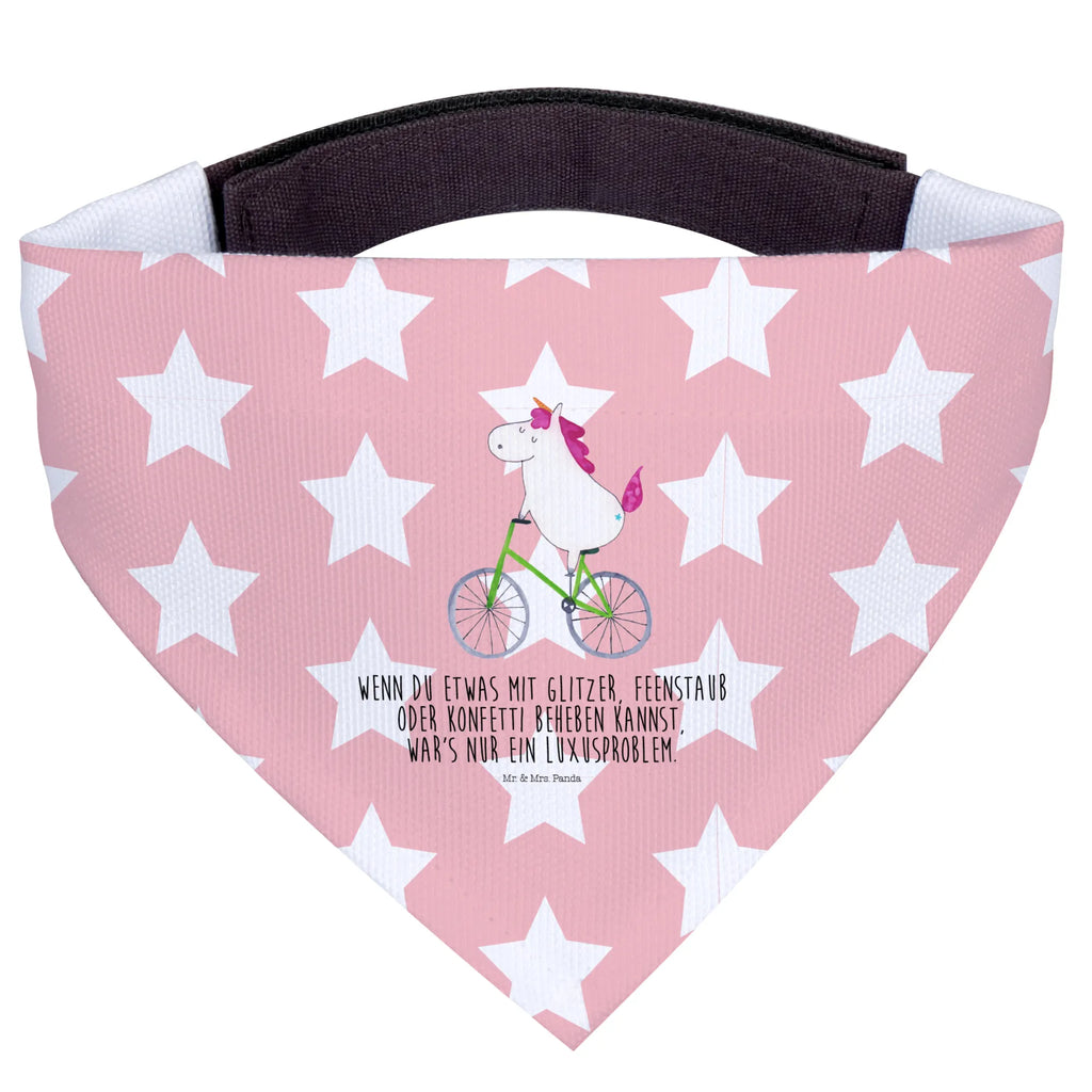 Dog neckerchief unicorn cyclist Tuch, Hunde, Hundehalstuch, Kleine Hunde, Halstuch, Einhorn, Einhörner, Einhorn Deko, Unicorn, Kummer, Radfahren, Radfahrer, Rad, Konfetti, Luxusproblem, Feenstaub, Liebeskummer, Bike