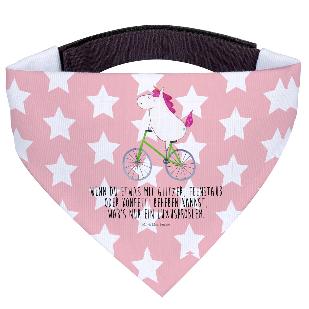 Dog neckerchief unicorn cyclist Tuch, Hunde, Hundehalstuch, Kleine Hunde, Halstuch, Einhorn, Einhörner, Einhorn Deko, Unicorn, Kummer, Radfahren, Radfahrer, Rad, Konfetti, Luxusproblem, Feenstaub, Liebeskummer, Bike