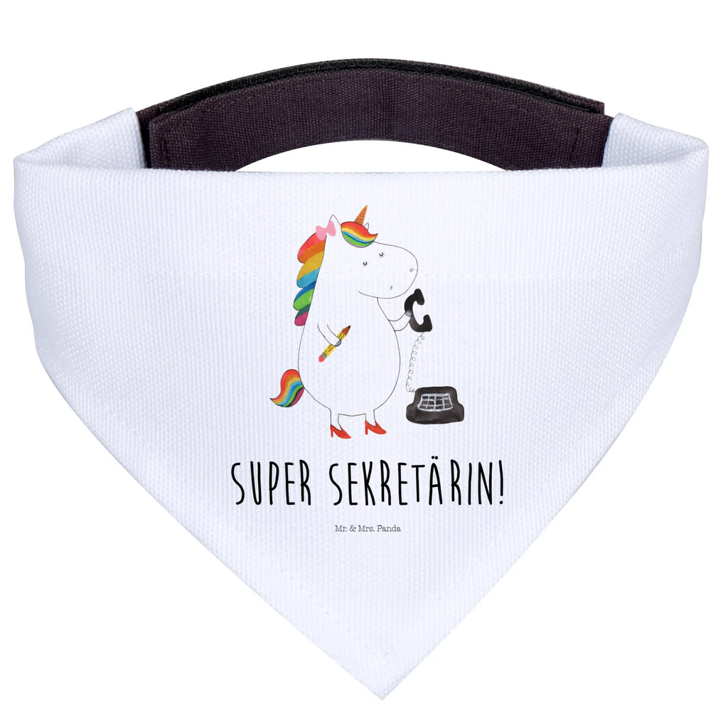 Bandana dla psa M Jednorożec sekretarka Hunde, Halstuch, Tuch, Hundehalstuch, Kleine Hunde, Einhorn, Einhörner, Einhorn Deko, Unicorn, Steuerkanzlei, Sekretärin, Bürohilfe, Büro, Rechtsanwältin, Steuerbüro, Bürokraft, Rechtsanwaltsgehilfin