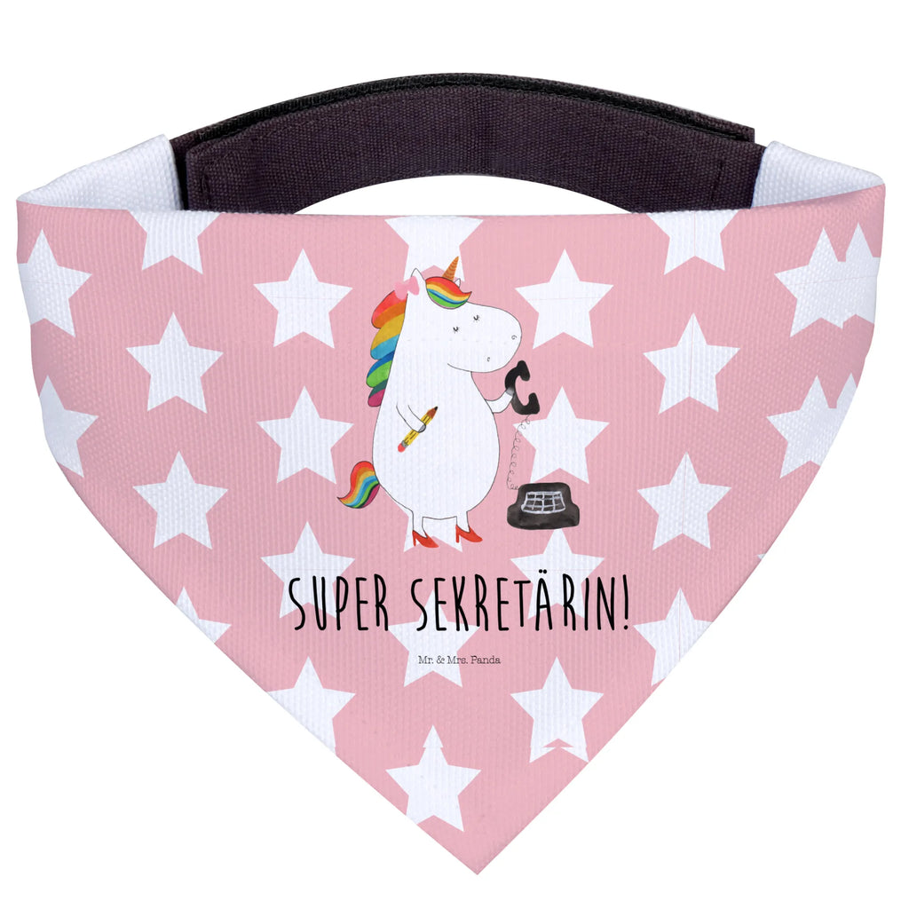 Bandana dla psa M Jednorożec sekretarka Hunde, Halstuch, Tuch, Hundehalstuch, Kleine Hunde, Einhorn, Einhörner, Einhorn Deko, Unicorn, Steuerkanzlei, Sekretärin, Bürohilfe, Büro, Rechtsanwältin, Steuerbüro, Bürokraft, Rechtsanwaltsgehilfin