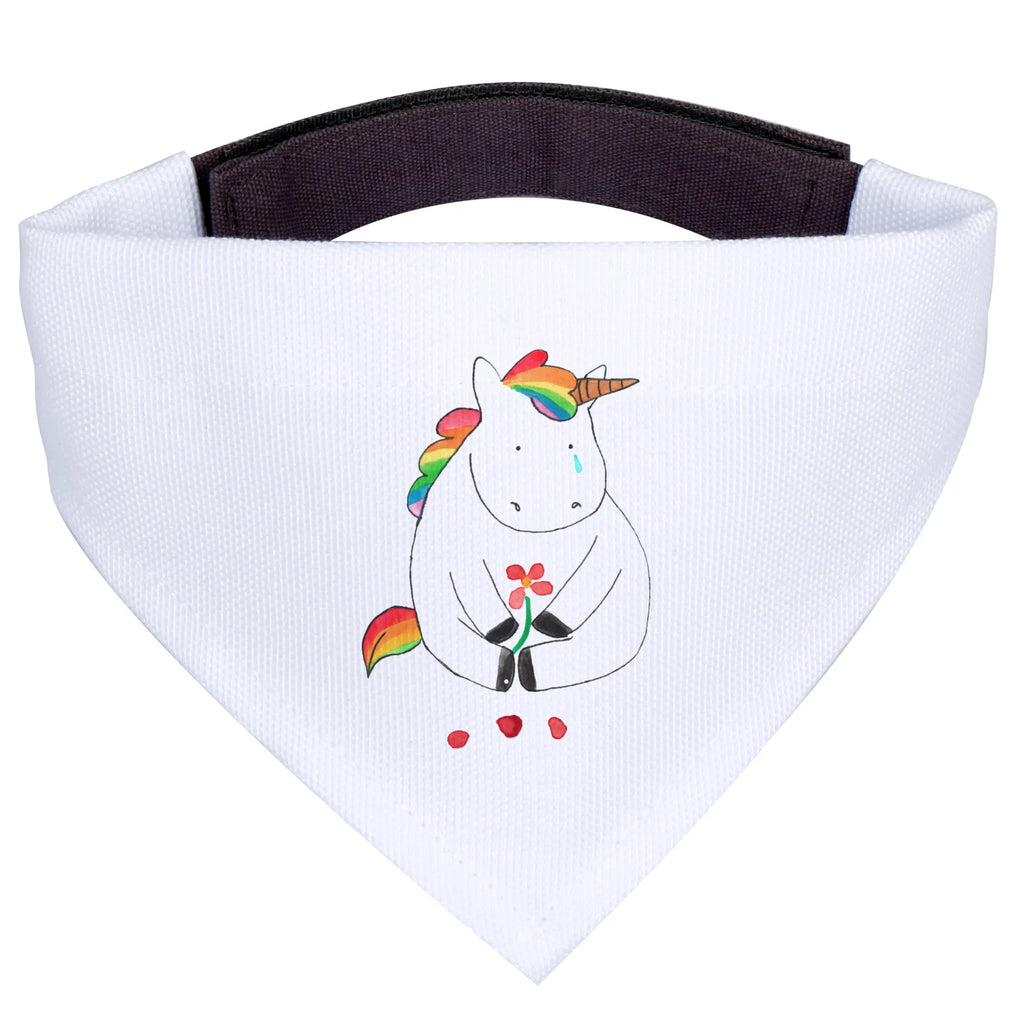 Psia chusta S Jednorożec Smutny Halstuch, Hundehalstuch, Hunde, Tuch, Kleine Hunde, Einhorn, Einhörner, Einhorn Deko, Unicorn, Trauer, Grußkarte, Liebe, Blume, Freunde, Trösten. Freundschaft, Glitzer