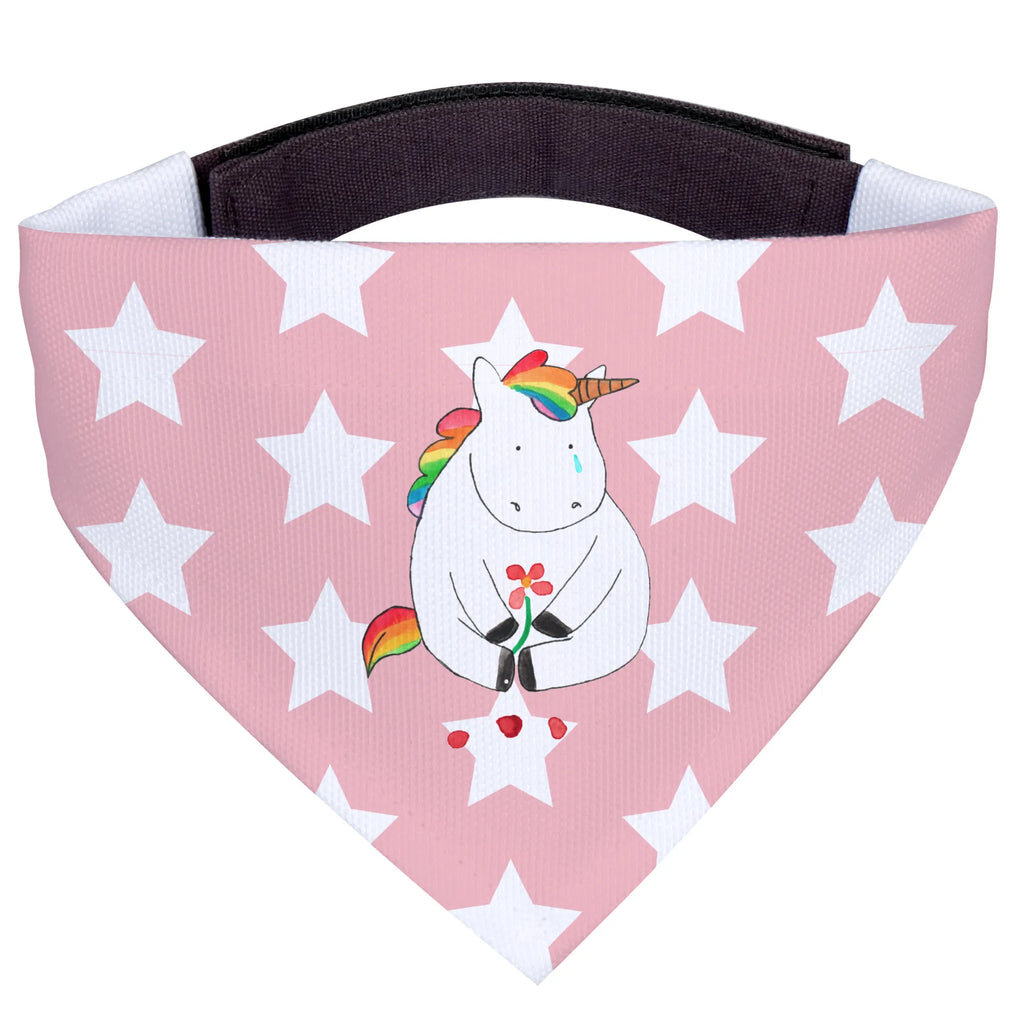 Psia chusta S Jednorożec Smutny Halstuch, Hundehalstuch, Hunde, Tuch, Kleine Hunde, Einhorn, Einhörner, Einhorn Deko, Unicorn, Trauer, Grußkarte, Liebe, Blume, Freunde, Trösten. Freundschaft, Glitzer