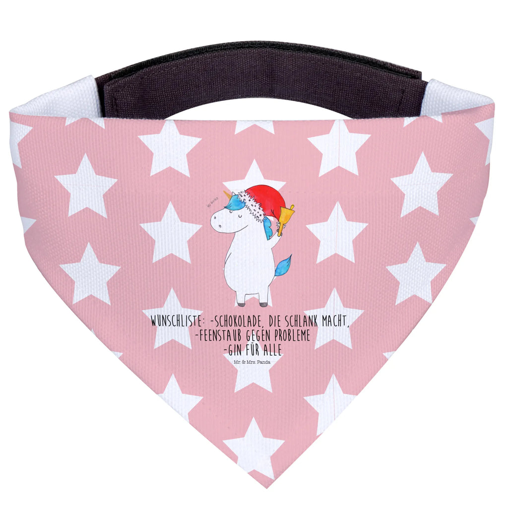 Dog neckerchief unicorn Santa Claus Tuch, Kleine Hunde, Hundehalstuch, Hunde, Halstuch, Einhorn, Einhörner, Einhorn Deko, Unicorn, Feenstaub, Wunschzettel, Weihnachten, Gin, Schokolade, Wunschliste, Nikolaus, Schoki, Weihnachtsmann