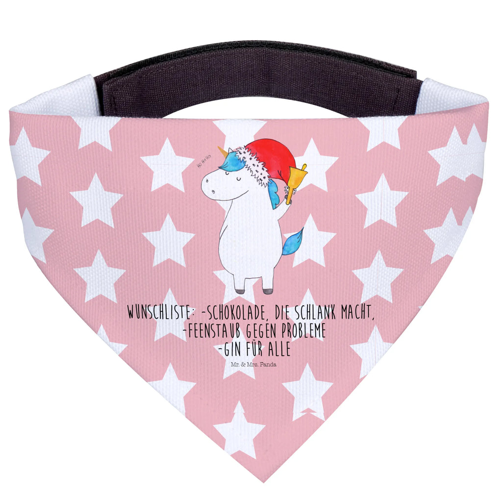 Dog neckerchief unicorn Santa Claus Tuch, Kleine Hunde, Hundehalstuch, Hunde, Halstuch, Einhorn, Einhörner, Einhorn Deko, Unicorn, Feenstaub, Wunschzettel, Weihnachten, Gin, Schokolade, Wunschliste, Nikolaus, Schoki, Weihnachtsmann