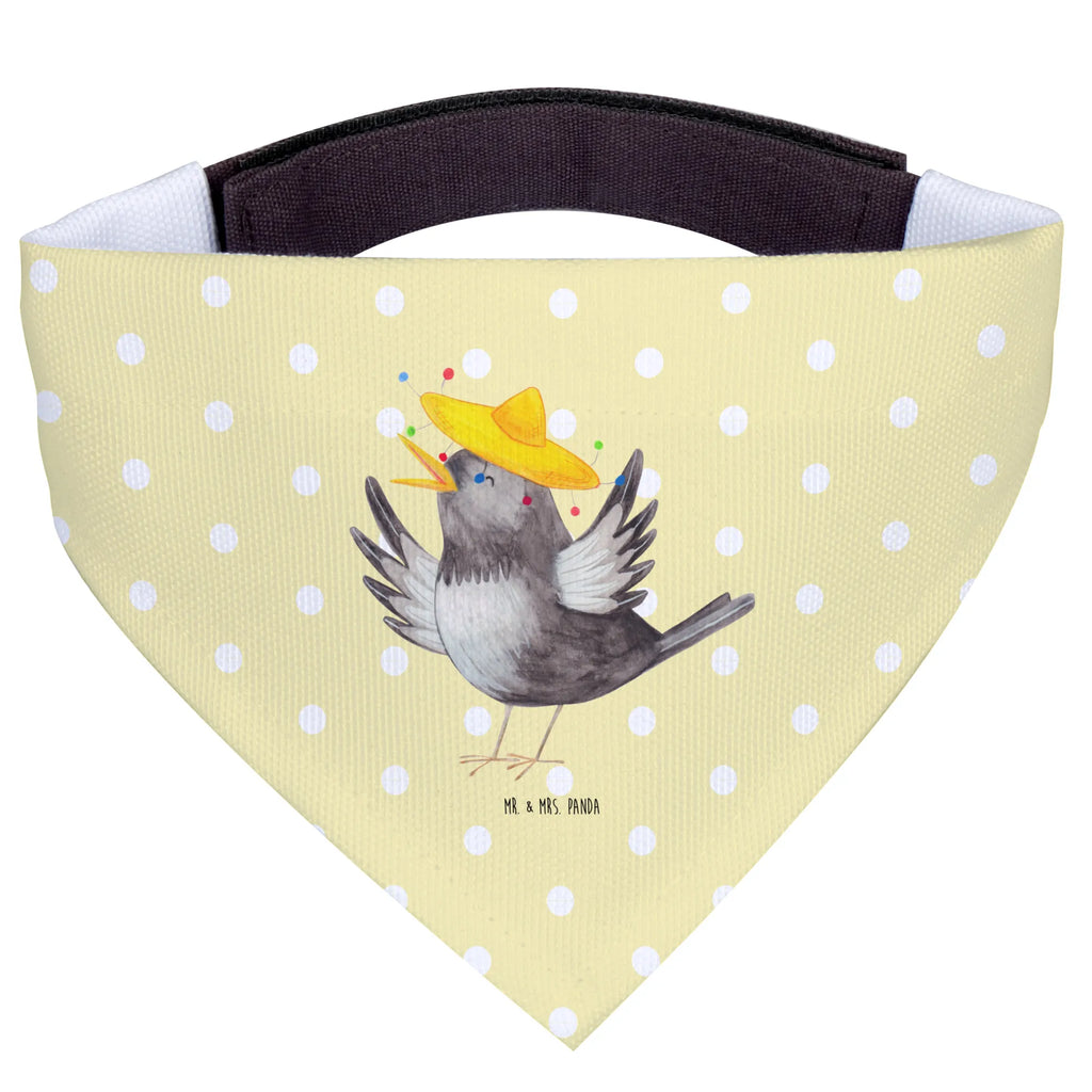 Hundehalstuch Rabe Sombrero Tuch, Hundehalstuch, Hunde, Kleine Hunde, Halstuch, Lustige Sprüche, Tiere, Tiermotive, Gute Laune, Froh, Motivation, Glück Spruch, Vogel, glücklich sein, Rabe, Elster, Spruch Positiv, Vögel, Fröhlich sein