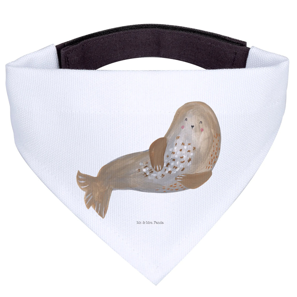 Hundehalstuch Robbe Lachen Halstuch, Kleine Hunde, Hunde, Tuch, Hundehalstuch, Gute Laune, Lustige Sprüche, Tiere, Tiermotive, Meerestier, Robbe, Nordsee, Ostsee, Seehund, Robben, Strand