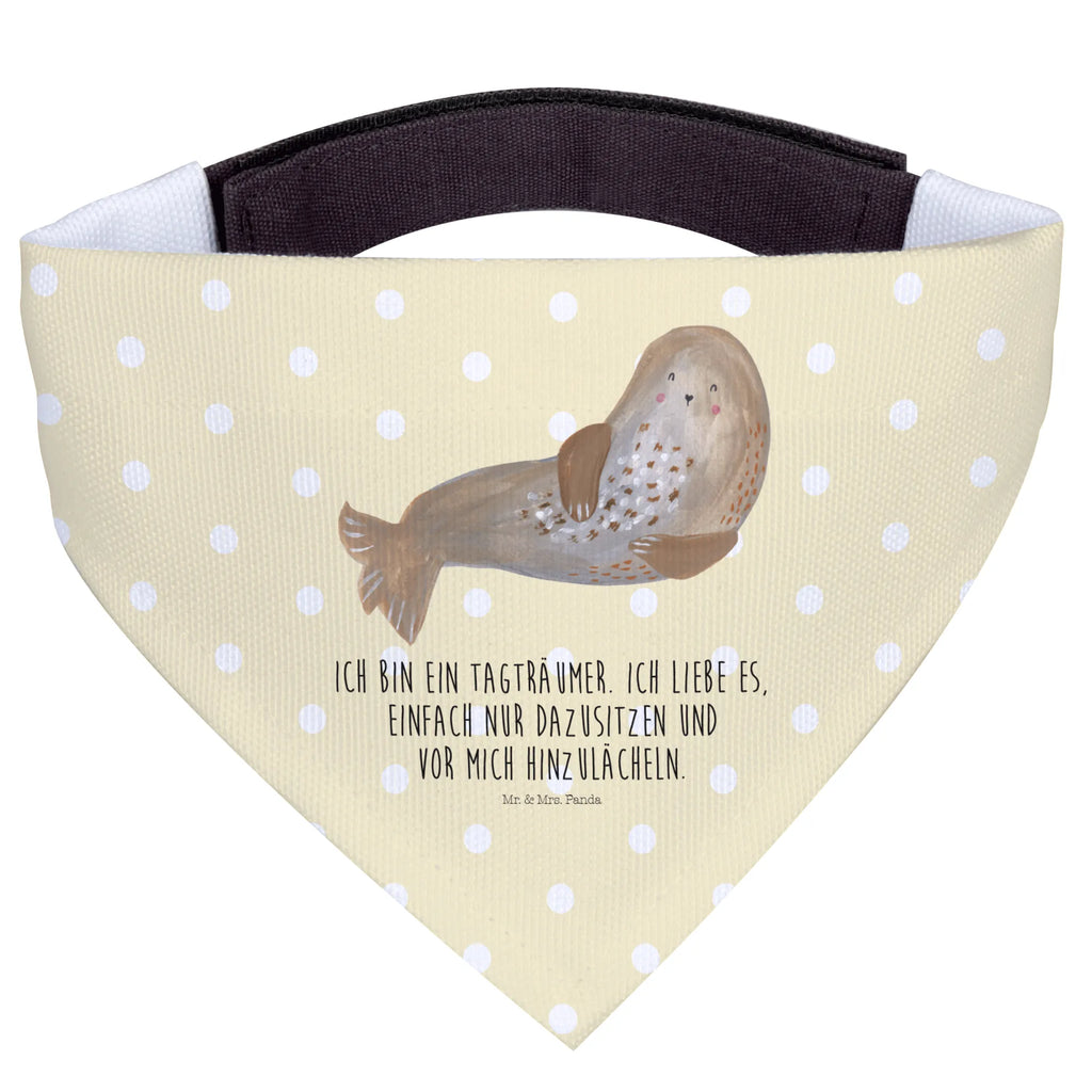 Hundehalstuch Robbe Lachen Halstuch, Kleine Hunde, Hunde, Tuch, Hundehalstuch, Gute Laune, Lustige Sprüche, Tiere, Tiermotive, Meerestier, Robbe, Nordsee, Ostsee, Seehund, Robben, Strand