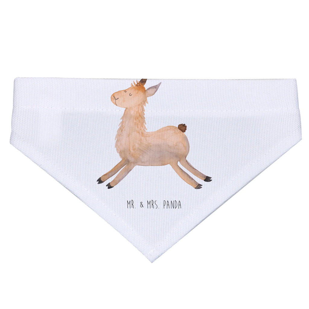 Dog neckerchief lama Jump Mittel, Mittelgroße Hunde, Hunde, Tuch, Halstuch, Hundehalstuch, Alpaka, Lama, Prüfung, Abitur, Lamas, Liebeskummer, Glück, Happy Day, Lieblingstag, Start, Fröhlich, Neustart, Guten Morgen, Freundin