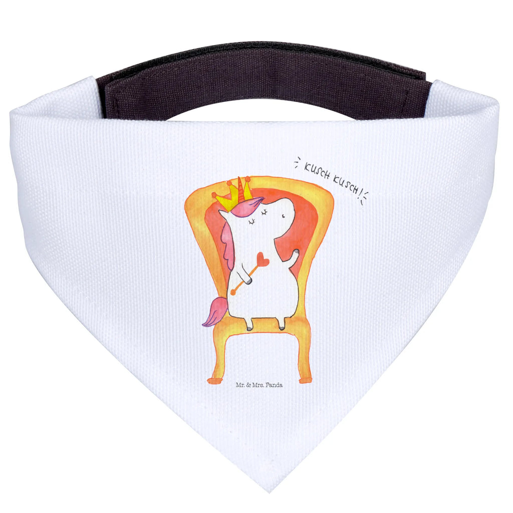 Bandana dla psa M Jednorożec król Halstuch, Hundehalstuch, Kleine Hunde, Hunde, Tuch, Einhorn, Einhörner, Einhorn Deko, Unicorn, Bundeskanzler, Herrscher, Krone, Kaiser, Präsident, König, Prinzessin