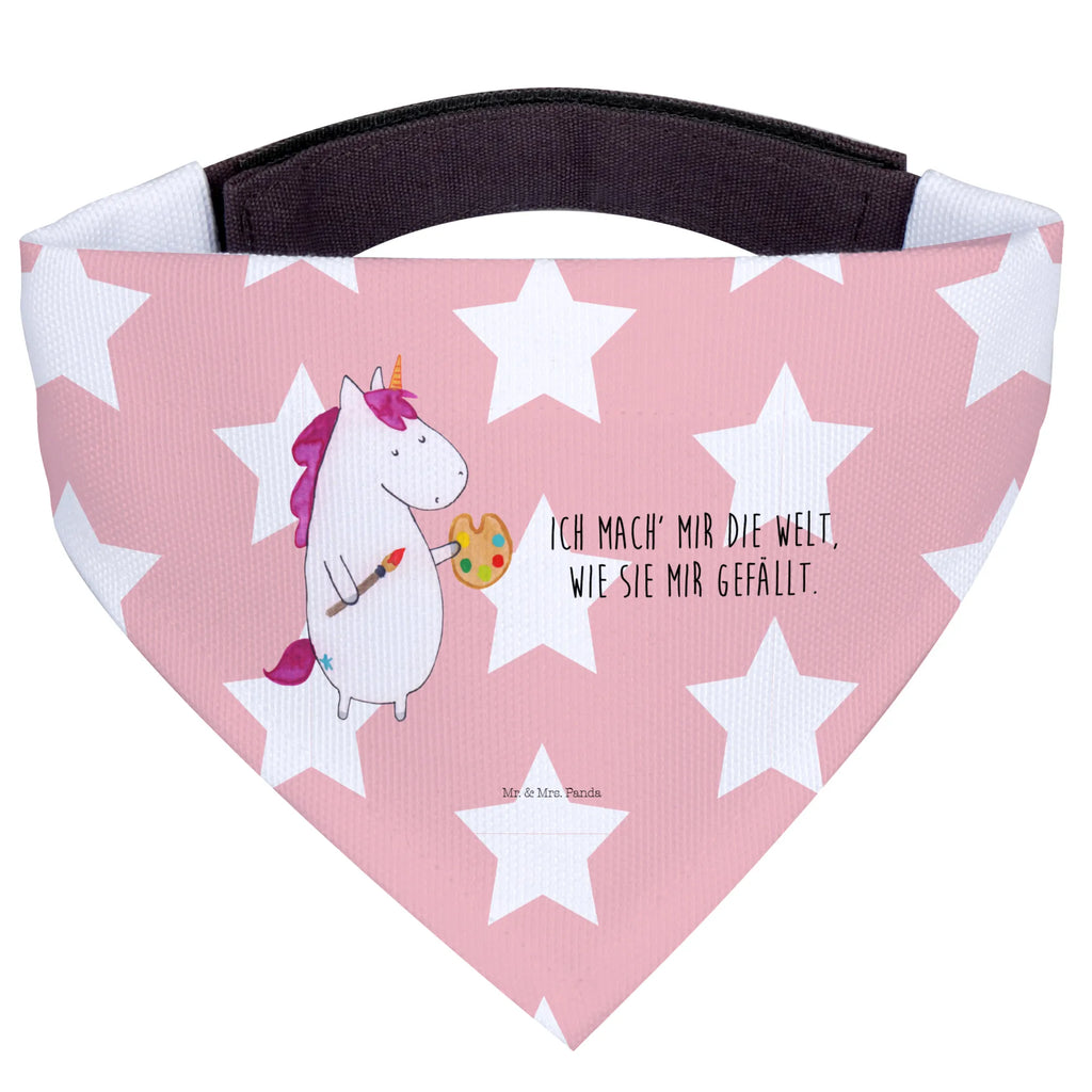 Dog neckerchief unicorn Artist Hundehalstuch, kleine Hunde, Hunde, klein, Tuch, Halstuch, Einhorn, Einhörner, Einhorn Deko, Unicorn, Stift, Artist, Malen, Maler, Englisch, Geschenk, Farbe, Zeichnen, Pinsel, Welt, Künstler