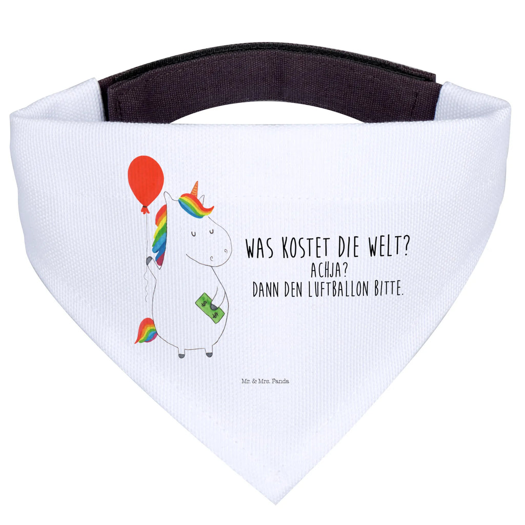 Bandana dla psa M Jednorożec Balon Kleine Hunde, Hundehalstuch, Halstuch, Hunde, Tuch, Einhorn, Einhörner, Einhorn Deko, Unicorn, Luftballon, Geschenk, Geld, Lebenslust, Freude, Freundin