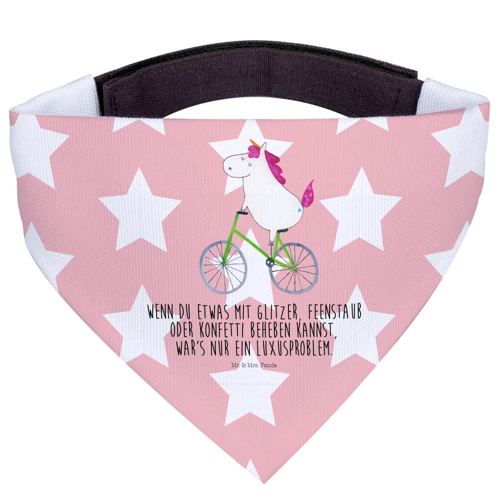 Dog neckerchief unicorn cyclist Tuch, Hunde, Hundehalstuch, Kleine Hunde, Halstuch, Einhorn, Einhörner, Einhorn Deko, Unicorn, Kummer, Radfahren, Radfahrer, Rad, Konfetti, Luxusproblem, Feenstaub, Liebeskummer, Bike