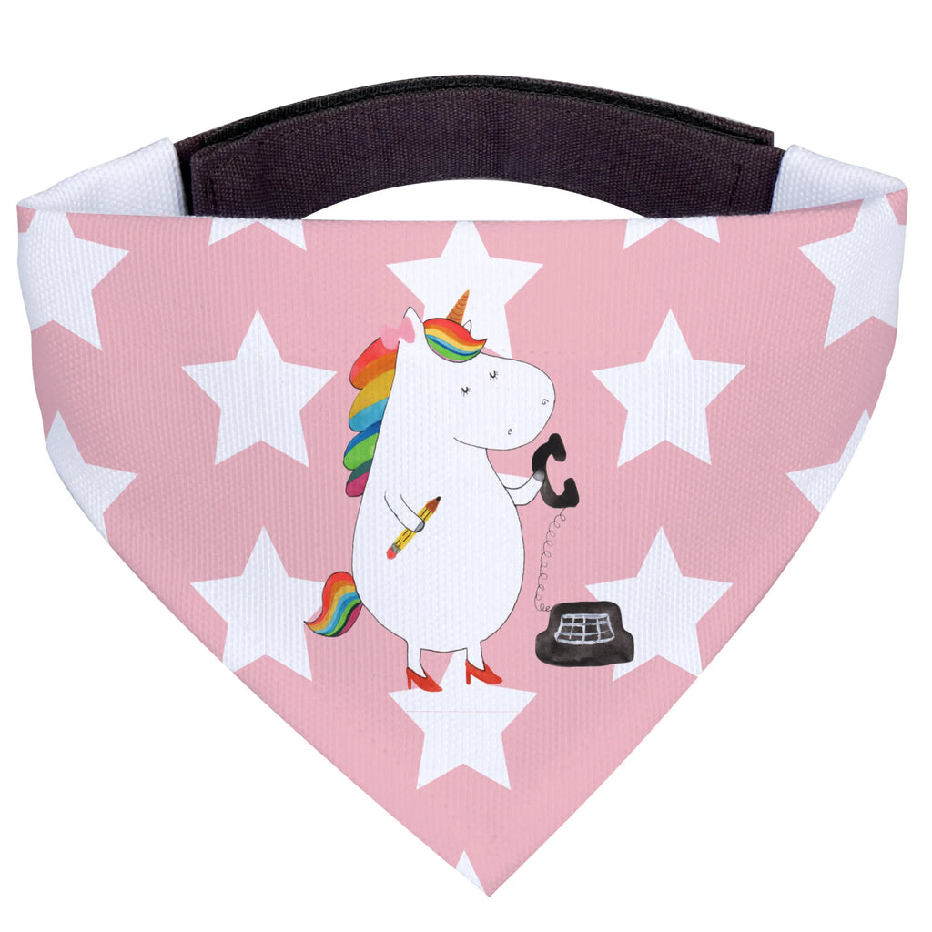 Bandana dla psa M Jednorożec sekretarka Hunde, Halstuch, Tuch, Hundehalstuch, Kleine Hunde, Einhorn, Einhörner, Einhorn Deko, Unicorn, Steuerkanzlei, Sekretärin, Bürohilfe, Büro, Rechtsanwältin, Steuerbüro, Bürokraft, Rechtsanwaltsgehilfin