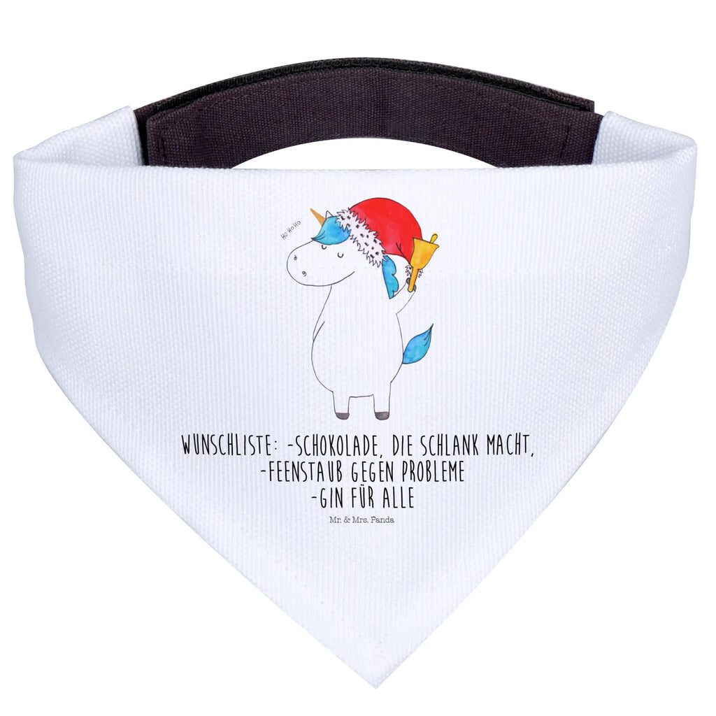 Dog neckerchief unicorn Santa Claus Tuch, Kleine Hunde, Hundehalstuch, Hunde, Halstuch, Einhorn, Einhörner, Einhorn Deko, Unicorn, Feenstaub, Wunschzettel, Weihnachten, Gin, Schokolade, Wunschliste, Nikolaus, Schoki, Weihnachtsmann
