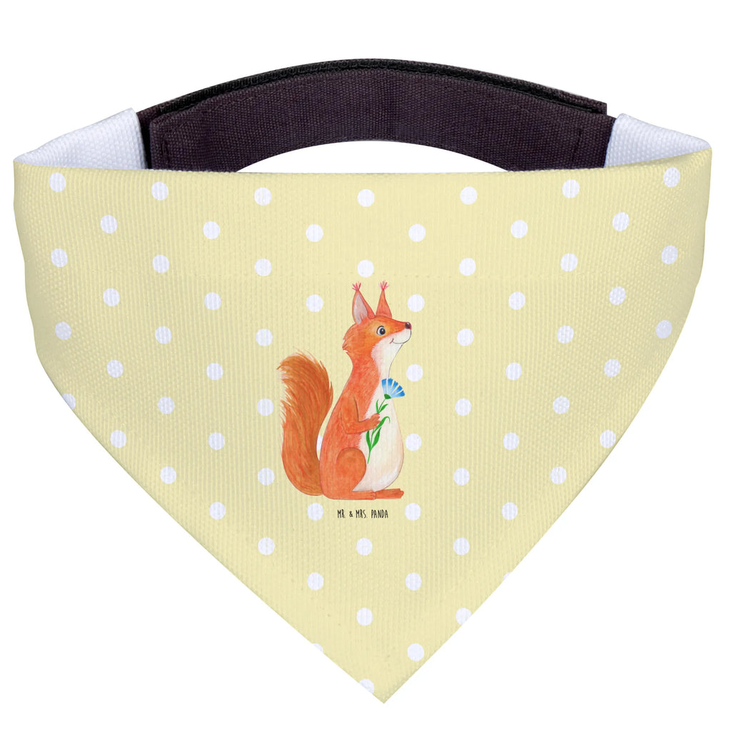 Chusta na szyję dla psa L wiewiórka kwiat Hundehalstuch, Halstuch, Tuch, Hunde, Kleine Hunde, Lustige Sprüche, Tiere, Tiermotive, Gute Laune, Spaß, Lachen, glücklich Spruch, Motivation Sprüche, Spruch Positiv, Eichhorn, Spruch Deko, Motivation Bilder, Eichhörnchen