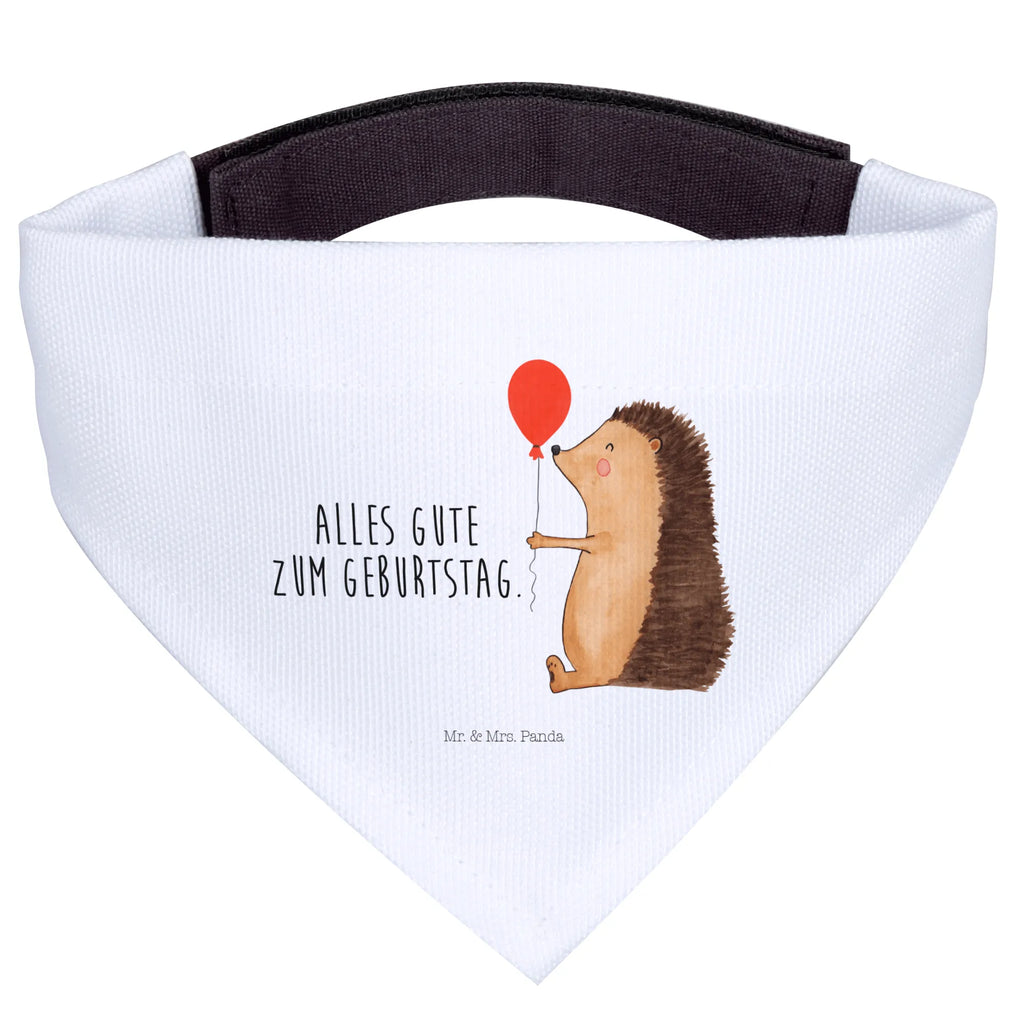 Chusta na szyję dla psa L jeż balon Hunde, kleine Hunde, Halstuch, klein, Hundehalstuch, Tuch, Tiermotive, Gute Laune, lustige Sprüche, Tiere, Glückwunsch, Geburtstag, Happy Birthday, Herzlichen Glückwunsch, Ballon, Igel, Geburtstagskind