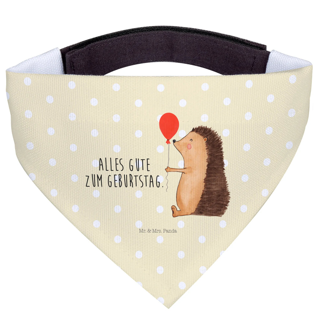 Chusta na szyję dla psa L jeż balon Hunde, kleine Hunde, Halstuch, klein, Hundehalstuch, Tuch, Tiermotive, Gute Laune, lustige Sprüche, Tiere, Glückwunsch, Geburtstag, Happy Birthday, Herzlichen Glückwunsch, Ballon, Igel, Geburtstagskind